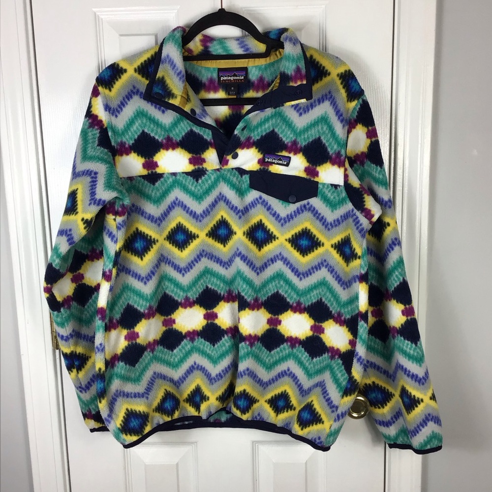 Patagonia Womens Lightweight Synchilla Snap-T Fleece Pullover Size Medium